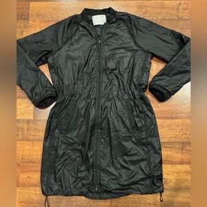Athleta Women Summit Insulated Primaloft Parka Packable Coat Black Small